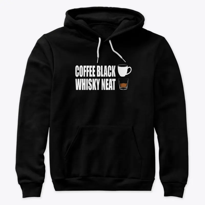 Coffee Black Whiskey Neat